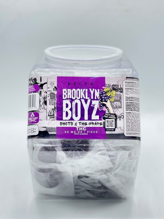 Shots 2 The Grape - Brooklyn Boyz D9 Fruit Flavored Gummies (50MG)