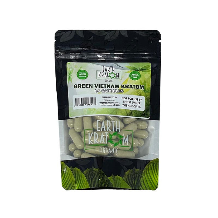 Earth Kratom -  65 Count Capsule