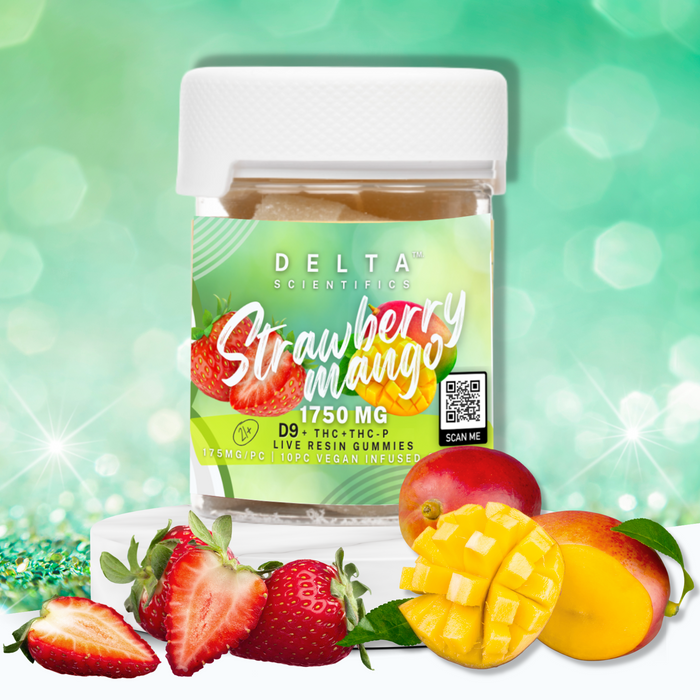 Delta Scientifics 1750 MG D9 + THC + THC-P Gummies
