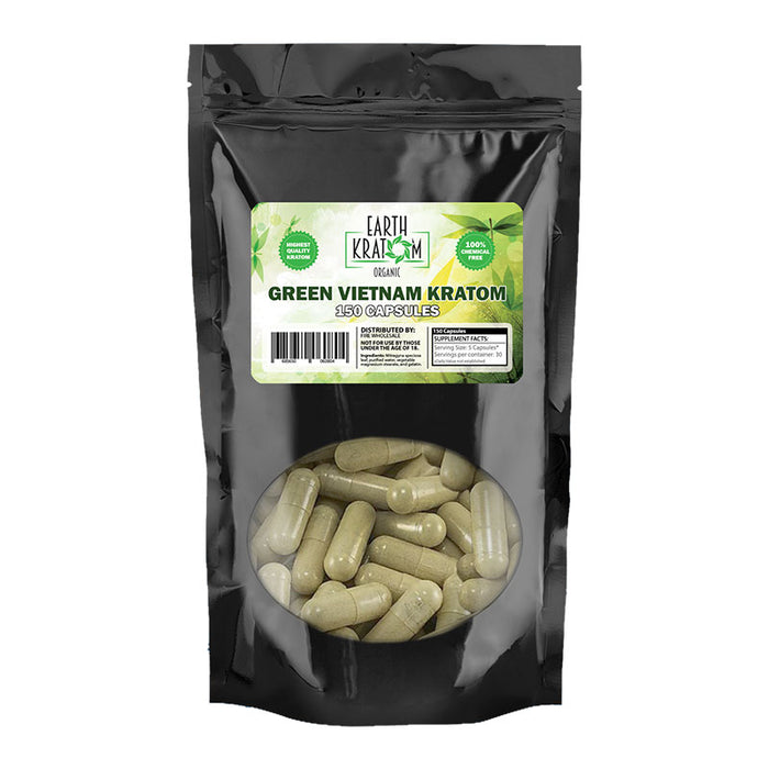 Earth Kratom -  150 Count Capsule