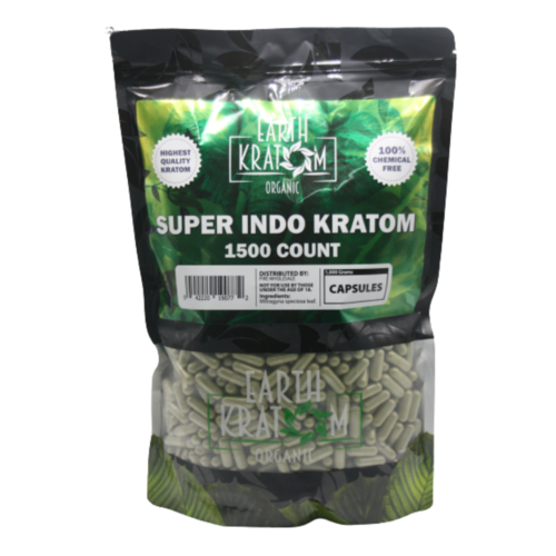 Earth Kratom - 1500 Count Capsule