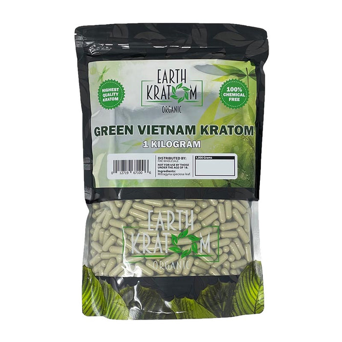 Earth Kratom - 1000 Count Capsule